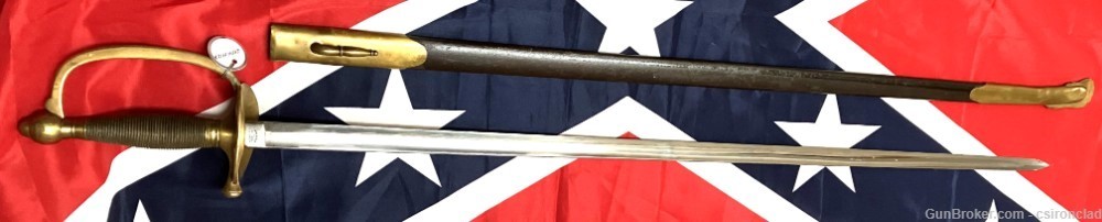NCO Sword model 1840 original Civil War-img-9