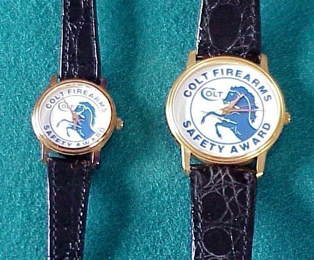 Colt Firearms 1986 Safety Award Men's Ladies Watch-img-1