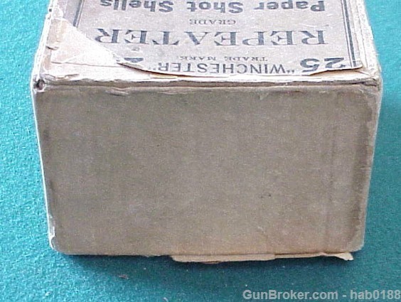 Vintage Winchester Repeater Paper Shot Shells 24 Ga 2 Pc Shotgun Box Empty-img-3