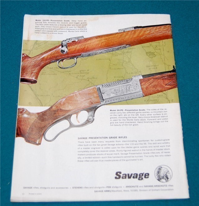 Vintage 1967 Savage Arms Rifles Shotguns Accessories Catalog-img-1