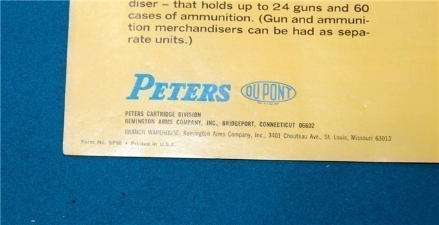 Vintage 1969 Peters DuPont Dealer Ammunition Price List-img-2