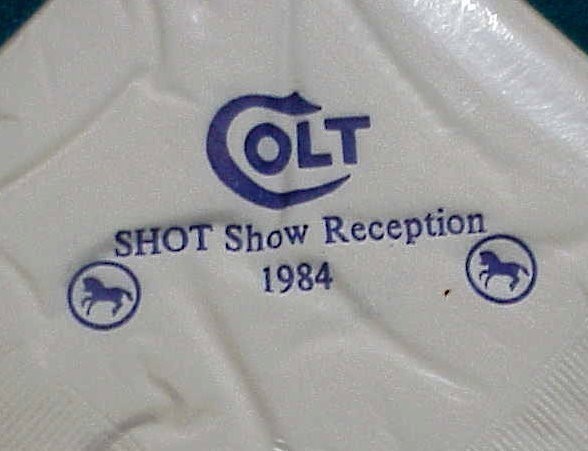 Colt Firearms 1986 Shot Show Reception Napkins-img-1