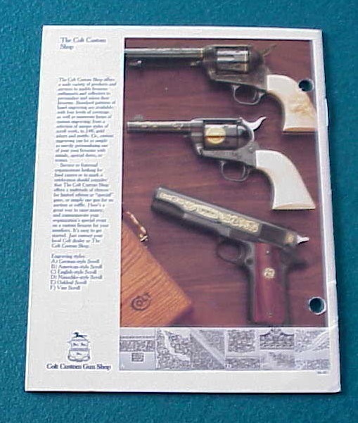 Original Colt Firearms 1986 Catalog Pocket Edition-img-1