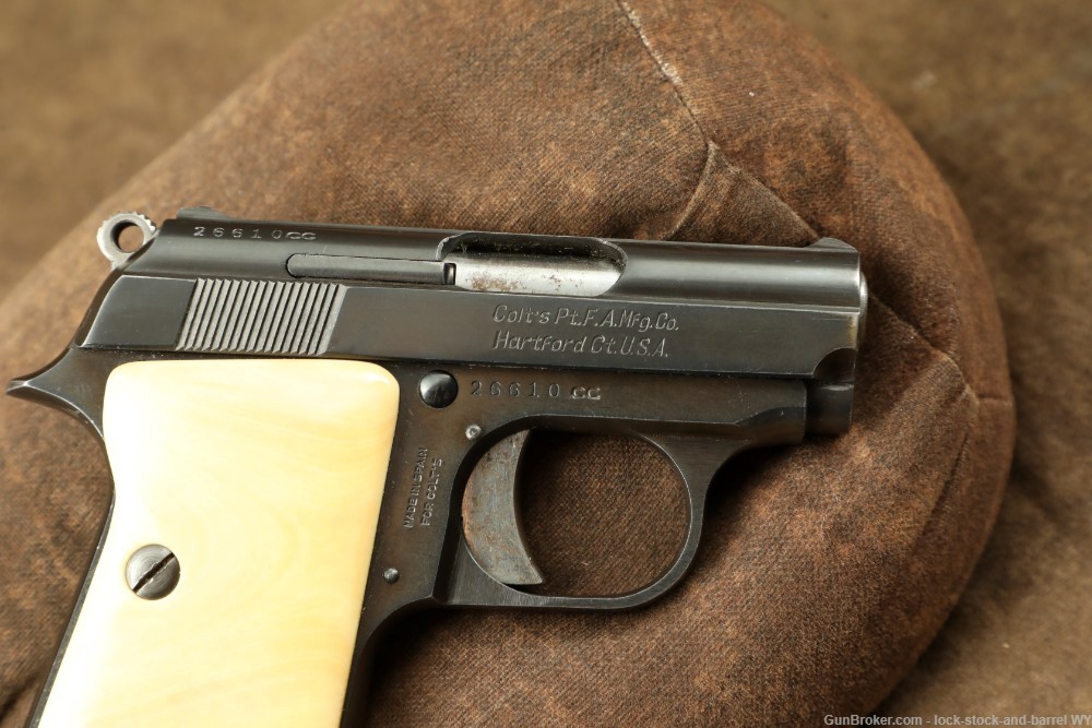 Colt Junior Model .25 ACP Semi-Automatic Pocket Pistol MFD 1965 C&R-img-5
