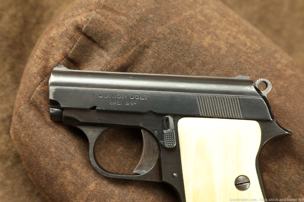 Colt Junior Model .25 ACP Semi-Automatic Pocket Pistol MFD 1965 C&R-img-7