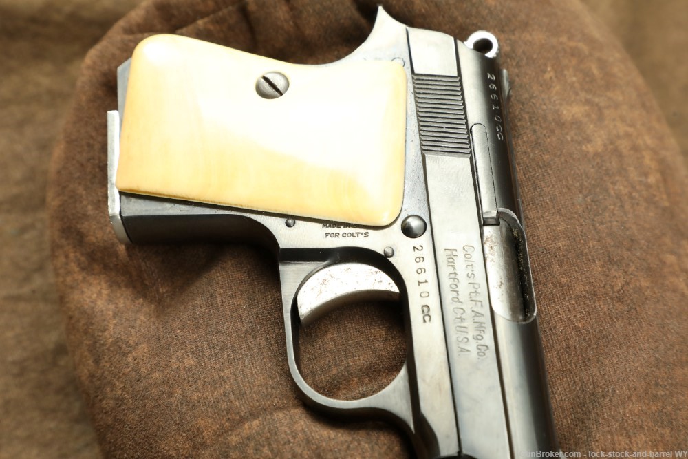 Colt Junior Model .25 ACP Semi-Automatic Pocket Pistol MFD 1965 C&R-img-18