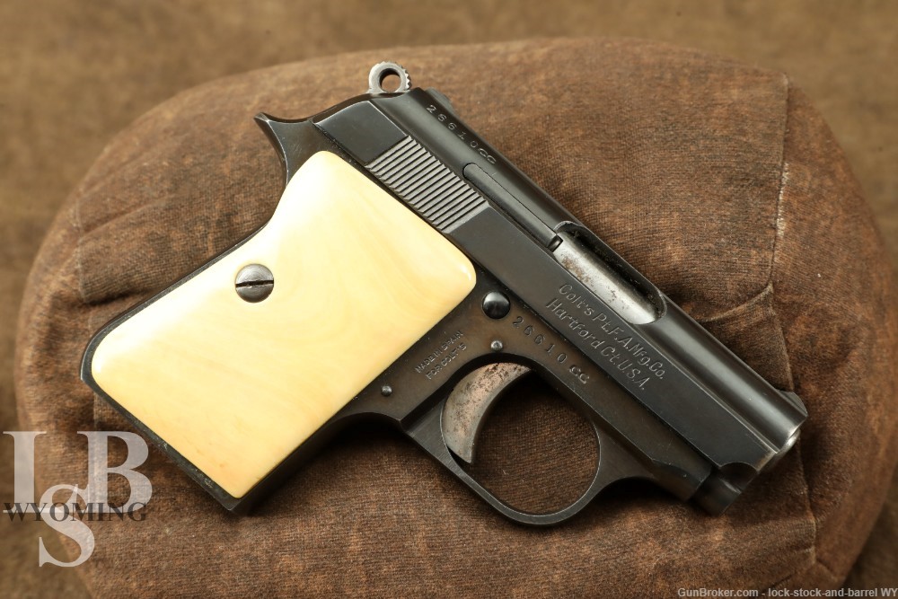Colt Junior Model .25 ACP Semi-Automatic Pocket Pistol MFD 1965 C&R-img-0