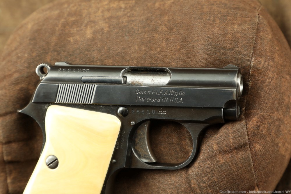 Colt Junior Model .25 ACP Semi-Automatic Pocket Pistol MFD 1965 C&R-img-17