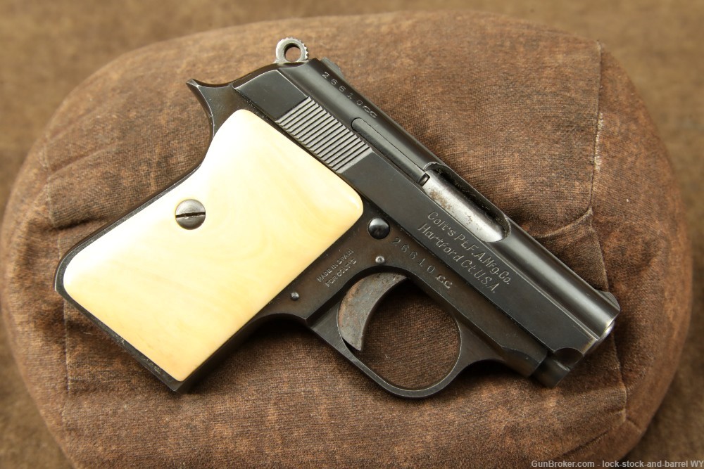 Colt Junior Model .25 ACP Semi-Automatic Pocket Pistol MFD 1965 C&R-img-3