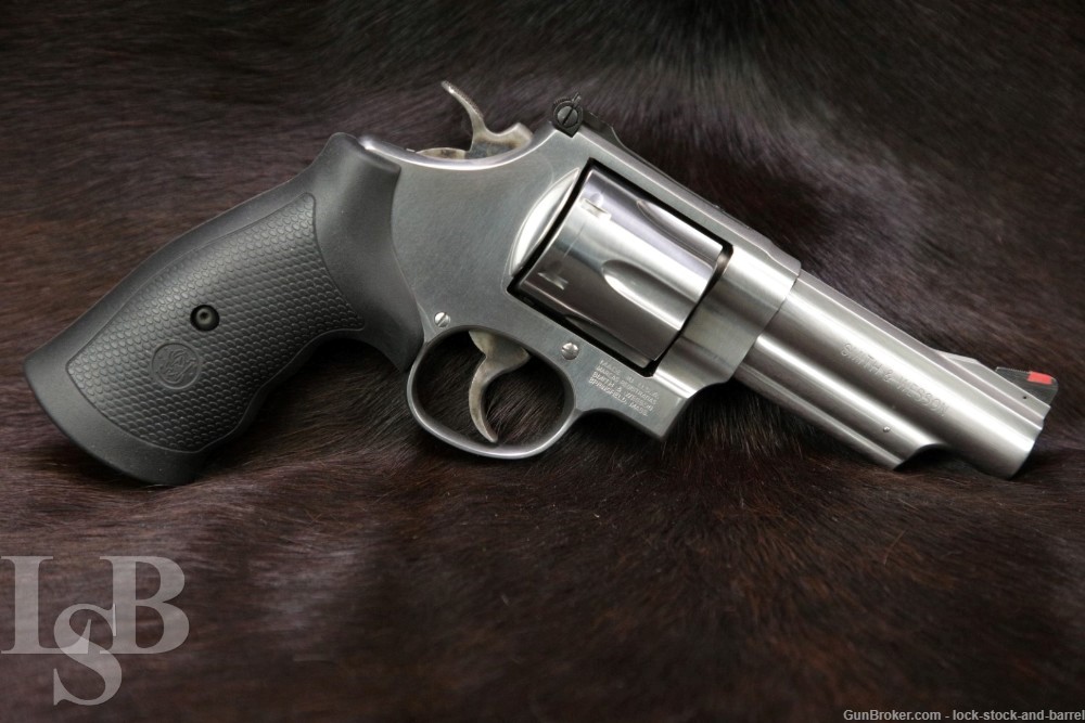 Smith & Wesson S&W Model 629-6 163603A .44 Mag 4" Stainless DA/SA Revolver-img-0