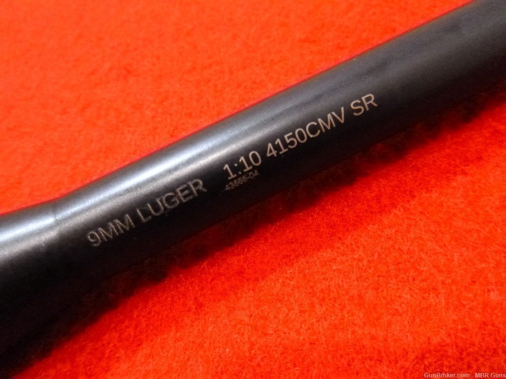 AR 15 9mm 16" Nitrided Barrel 4150 CMV 1:10 Twist RH 1/2-28 TPI Muzzle AR 9-img-1