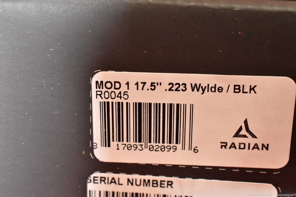 Radian Model 1 223 Wylde 17.5" Threaded Barrel Dead Air KeyMo Radian 1-img-9