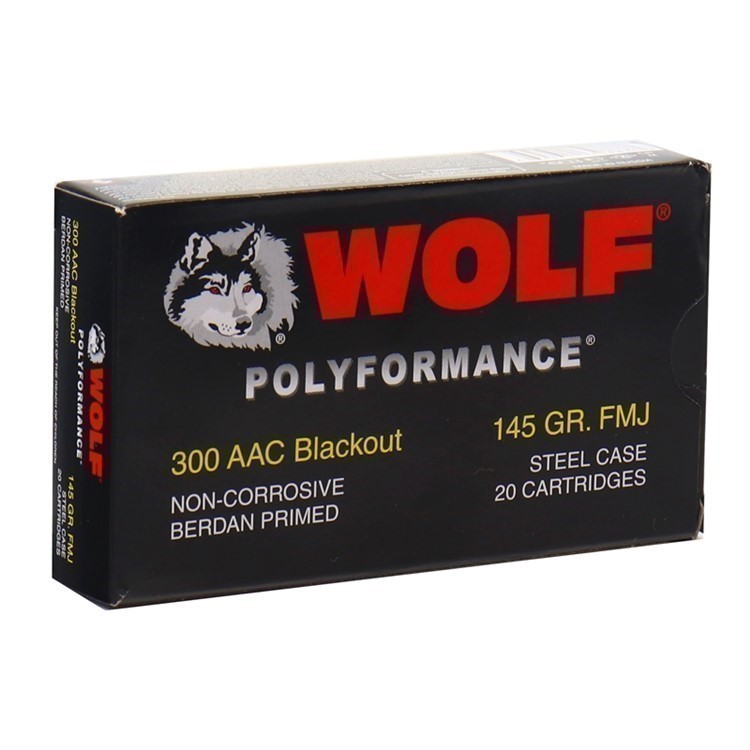 300 BLK 145GR FMJ Wolf Performance Ammo 100rds NO CREDIT CARD FEES ..-img-0