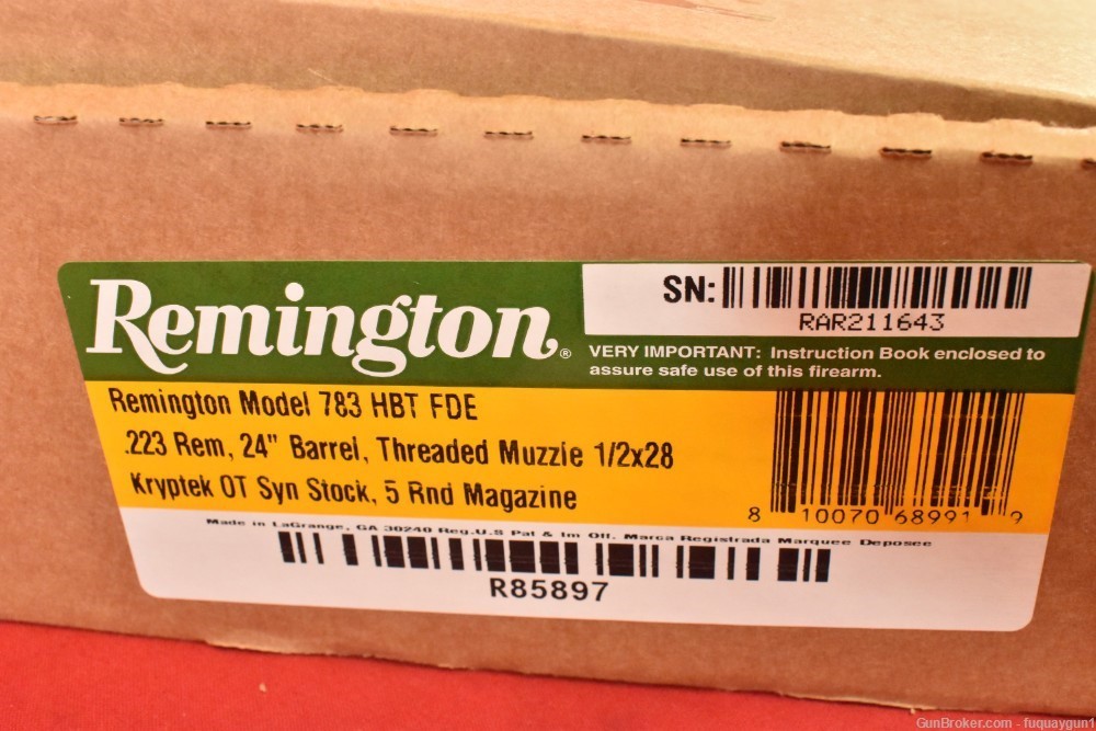 Remington 783 Heavy Barrel 223 Rem 24" R85897 783-783-783-img-8