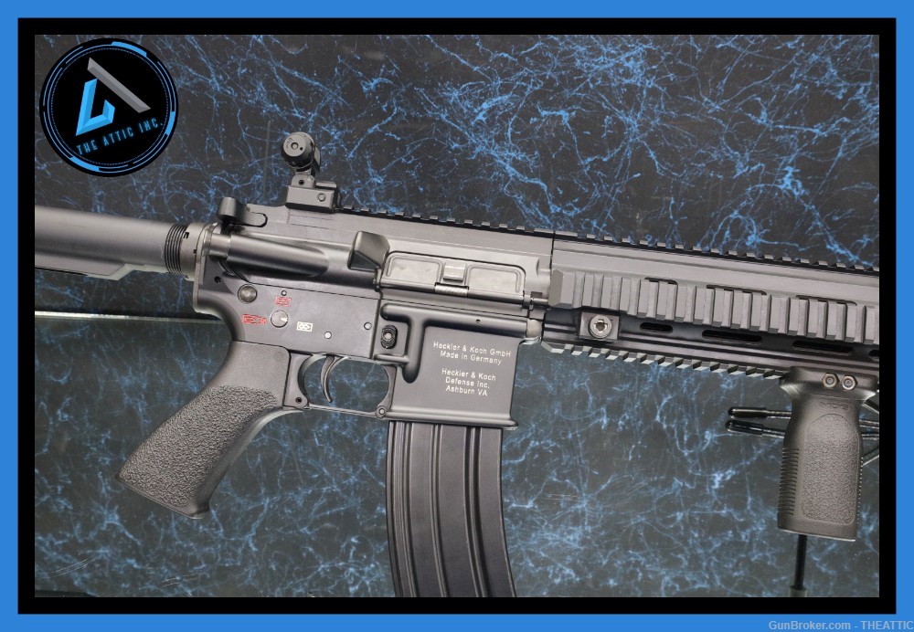 POST 86 DEALER SAMPLE HECKLER & KOCH HK416D MACHINE GUN NO LAW LETTER-img-0
