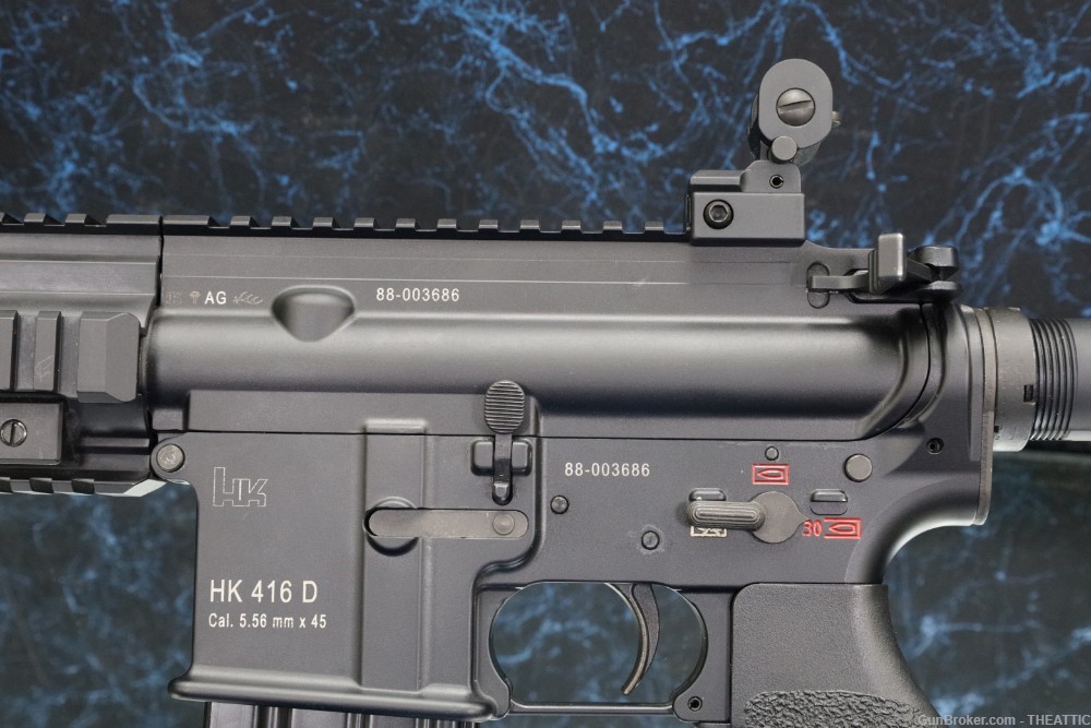 POST 86 DEALER SAMPLE HECKLER & KOCH HK416D MACHINE GUN NO LAW LETTER-img-5