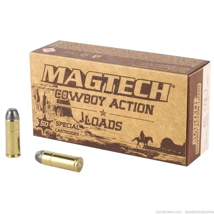 Magtech .45 Long Colt 250 Grain Lead Flat Nose -50 Rounds-img-0