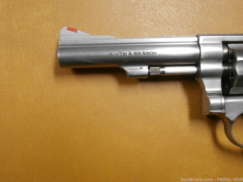 SMITH AND WESSON 63 22LR WITH FACTORY BOX S&W MODEL 63 STAINLESS NICE-img-3
