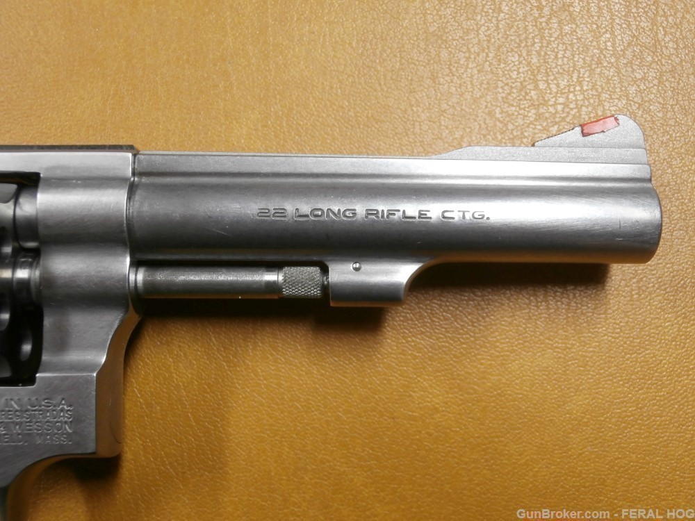 SMITH AND WESSON 63 22LR WITH FACTORY BOX S&W MODEL 63 STAINLESS NICE-img-5