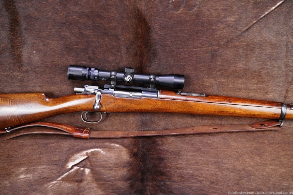 Chilean 1895 Mauser Scope German DWM 7mm Bolt Action Rifle C&R-img-2