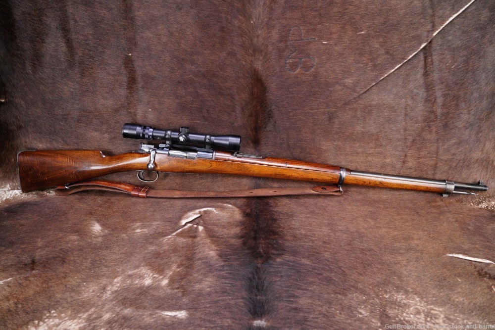 Chilean 1895 Mauser Scope German DWM 7mm Bolt Action Rifle C&R-img-6