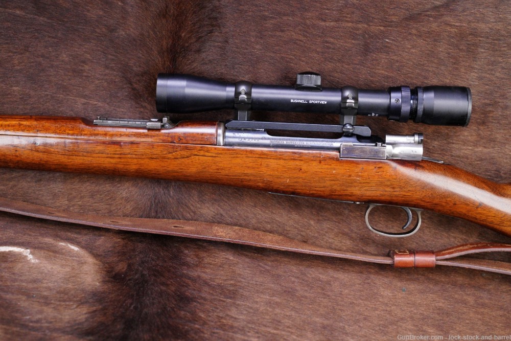 Chilean 1895 Mauser Scope German DWM 7mm Bolt Action Rifle C&R-img-9