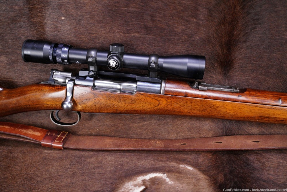 Chilean 1895 Mauser Scope German DWM 7mm Bolt Action Rifle C&R-img-4
