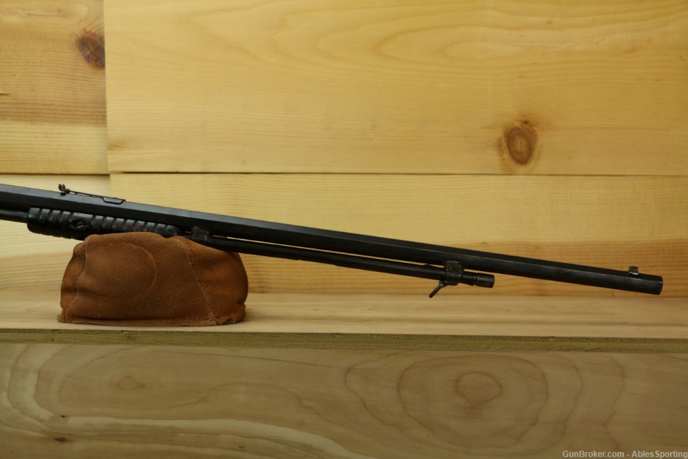 Used Winchester Model 90 made in 1911, 22 WRF Pump Action Rifle-img-15