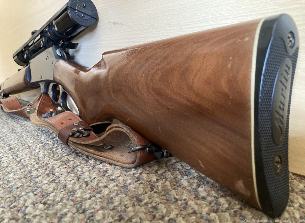 MARLIN 336 .30-30 JM Marked | Made in 1980 | Burris Scope and Sling-img-2