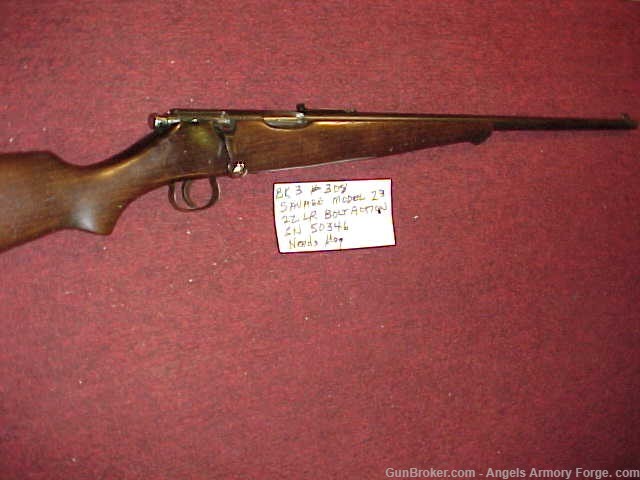 BK# 308 - Savage Arms Model 23 - 22LR Blued Savage-img-0