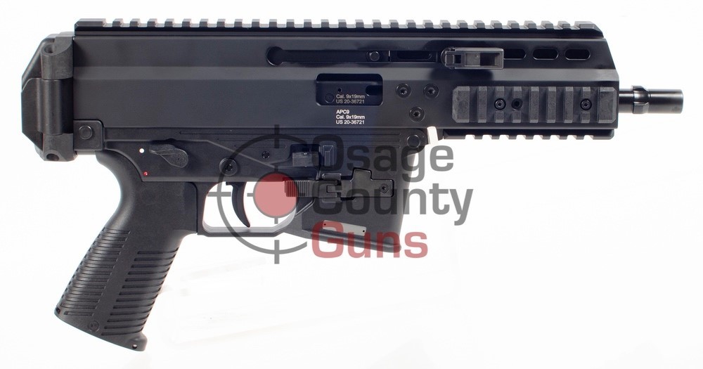 B&T APC9 Pro Pistol 9mm 33+1 Glock Magazines 6.9"-img-2