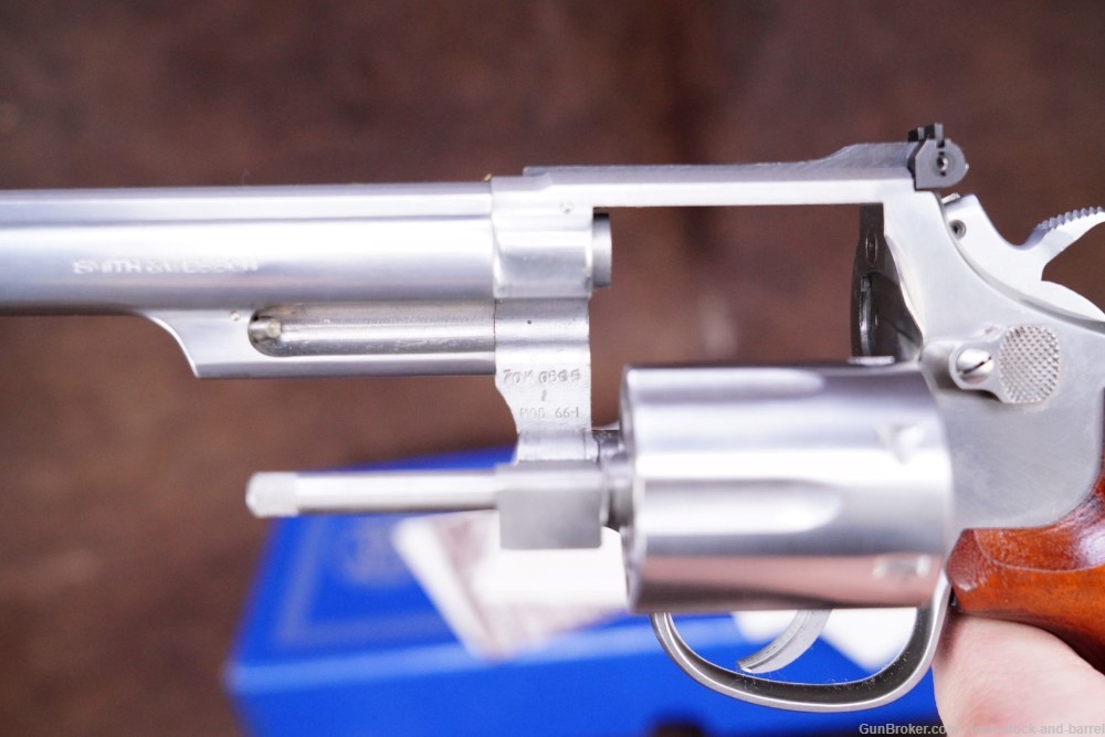 Smith & Wesson S&W Model 66-1 .357 Combat Magnum 6" Revolver, MFD 1980-img-10