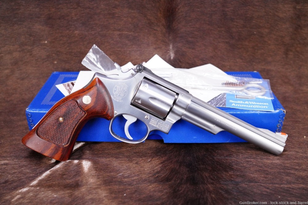 Smith & Wesson S&W Model 66-1 .357 Combat Magnum 6" Revolver, MFD 1980-img-2