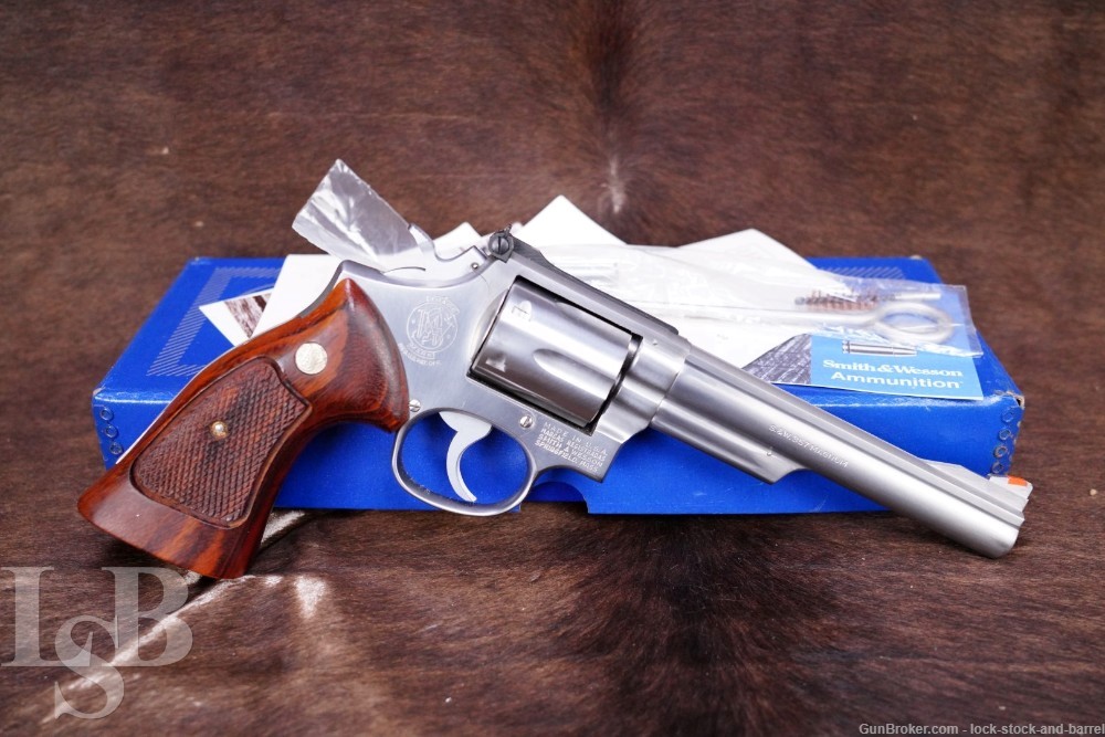 Smith & Wesson S&W Model 66-1 .357 Combat Magnum 6" Revolver, MFD 1980-img-0