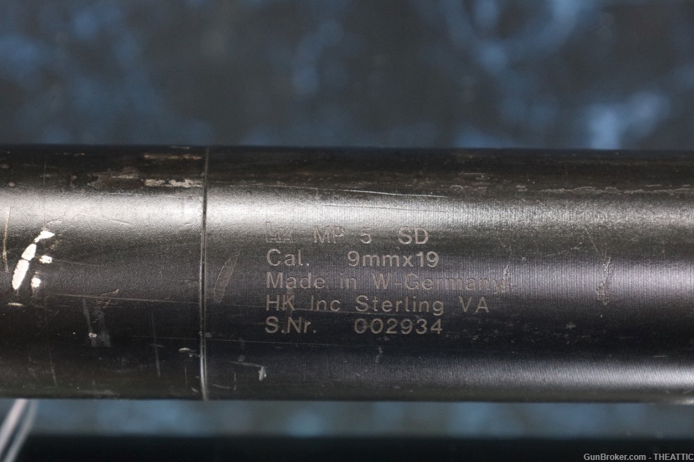  POST 86 DEALER SAMPLE HECKLER & KOCH MP5SD SUBMACHINE GUN NO LAW LETTER-img-39