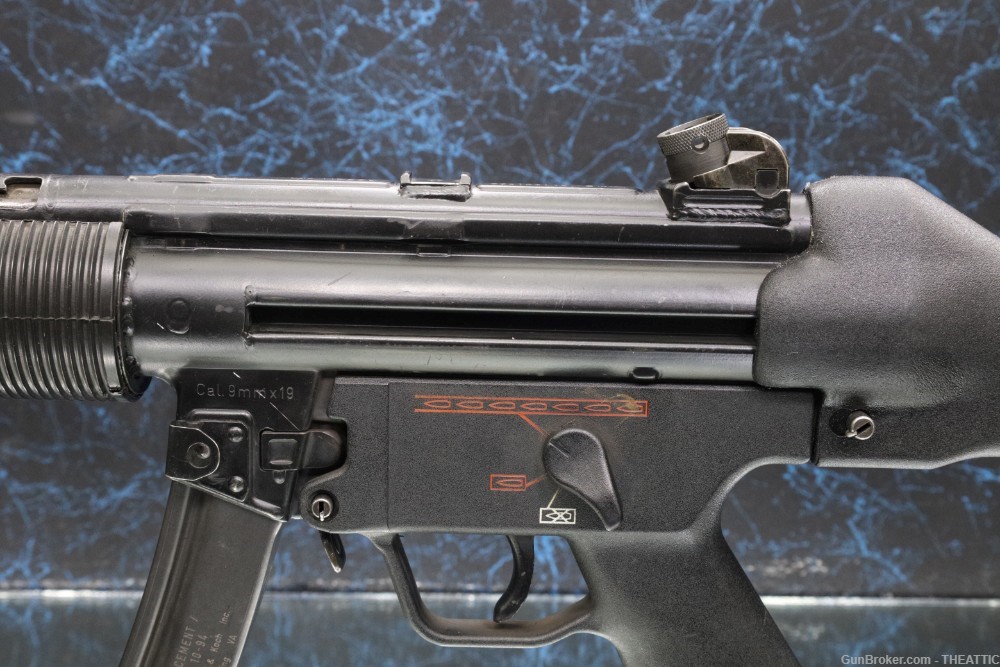  POST 86 DEALER SAMPLE HECKLER & KOCH MP5SD SUBMACHINE GUN NO LAW LETTER-img-4