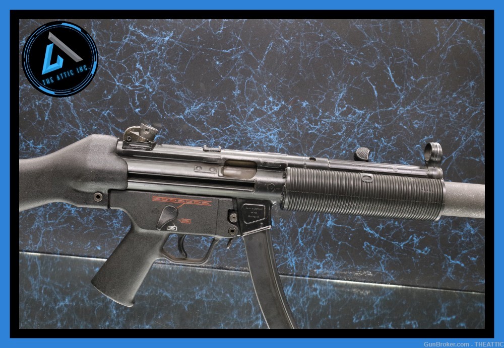  POST 86 DEALER SAMPLE HECKLER & KOCH MP5SD SUBMACHINE GUN NO LAW LETTER-img-0