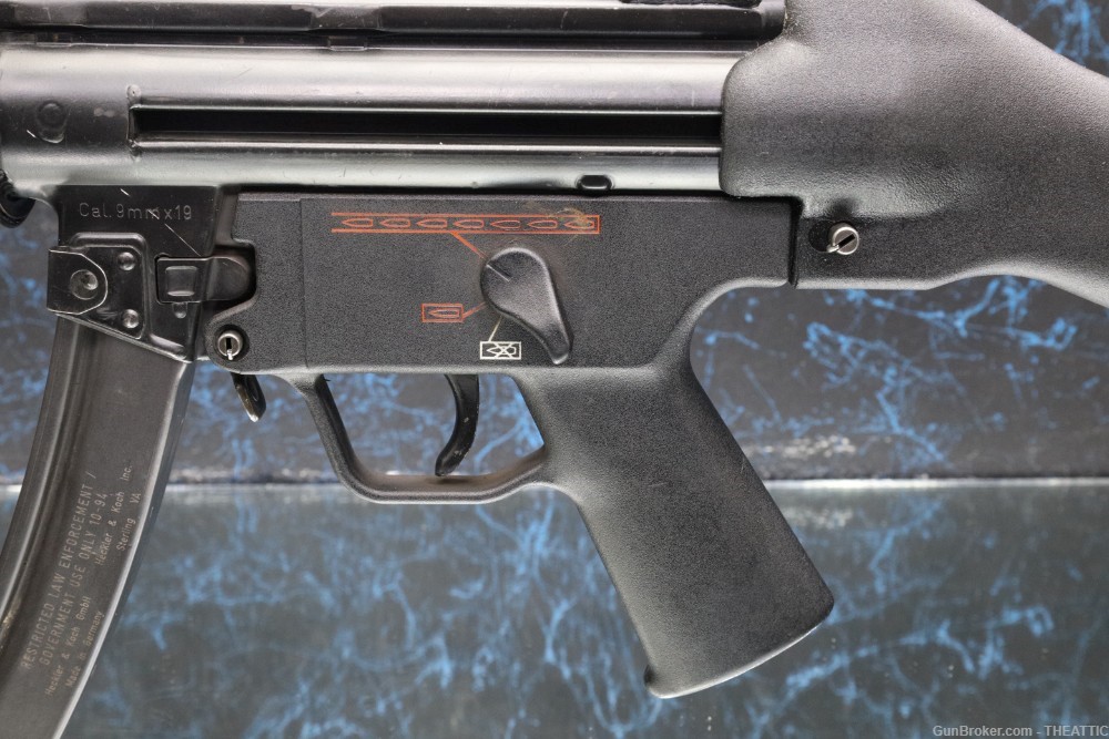  POST 86 DEALER SAMPLE HECKLER & KOCH MP5SD SUBMACHINE GUN NO LAW LETTER-img-5