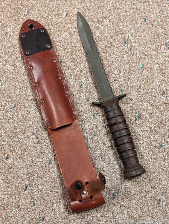 Camillus M3 Fighting Knife US Military Army USA WWII Modern Version Guard-img-0