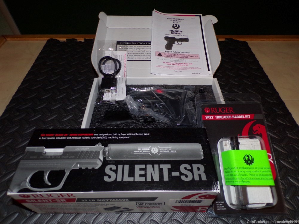 Ruger SR22 Rimfire Pistol + Silent-SR-img-0
