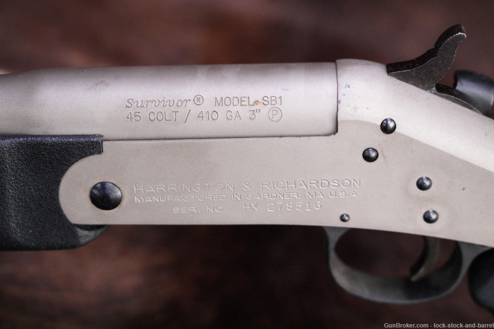 Harrington & Richardson H&R Survivor SB1 .45 Colt / 410 Single Shot Rifle-img-17