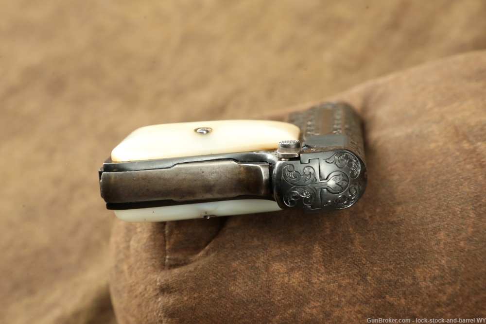Engraved Colt Model 1908 Vest Pocket .25 ACP Semi-Automatic Pistol 1919 C&R-img-8