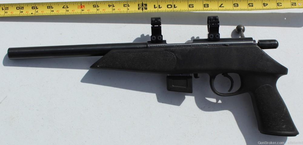 J.G. Anschutz 22 Mag Model 64P 64 P Bolt Action Handgun $1 Start No Reserve-img-1