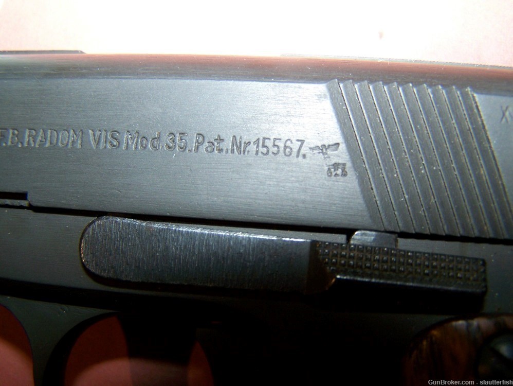 Very Late WWII Na zi Marked Steyr Phosphate Polish Radom Vis 35 Pistol Rig-img-4