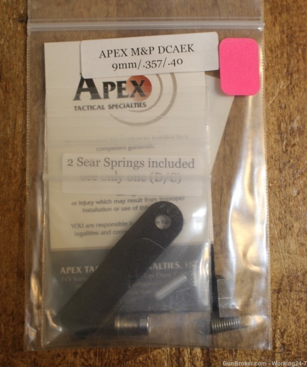 Apex Tactical Duty/Carry Action Enhancement Kit (AEK) S&W M&P-img-0