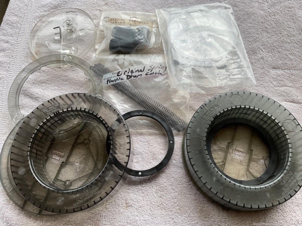 American 180 Magazine and Parts. (Lot)-img-0