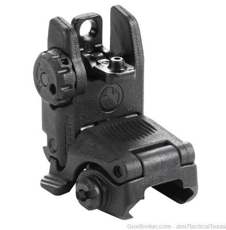 Magpul MBUS Rear Sight for AR15/M4 - Black - MAG248 (NEW In Wrap)-img-1