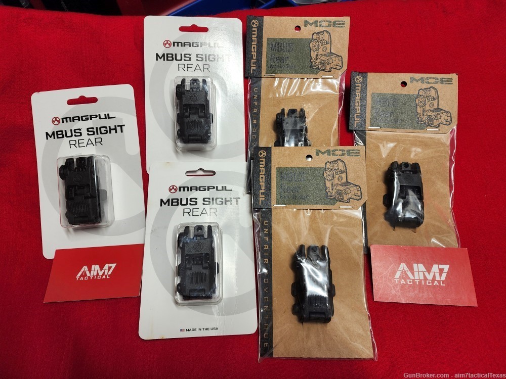 Magpul MBUS Rear Sight for AR15/M4 - Black - MAG248 (NEW In Wrap)-img-0