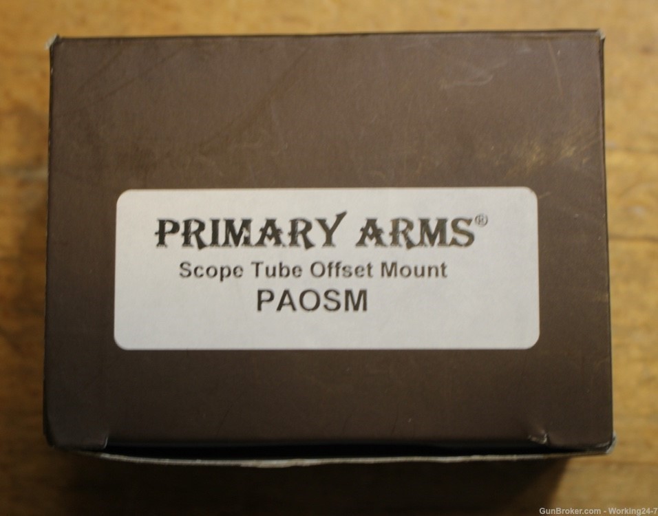 Primary Arms Scope Tube Offset Mount - 30mm SKU: PAOSM w 1" Inserts-img-0