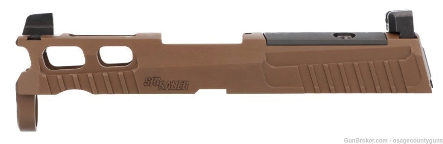 Sig Sauer P320 Pro-Cut 3.6" 9mm Slide Assembly, Coyote Brown, Optic Ready-img-2